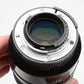 Nikon AF Micro Nikkor 105mm f2.8D lens, sharp, *Rim damage