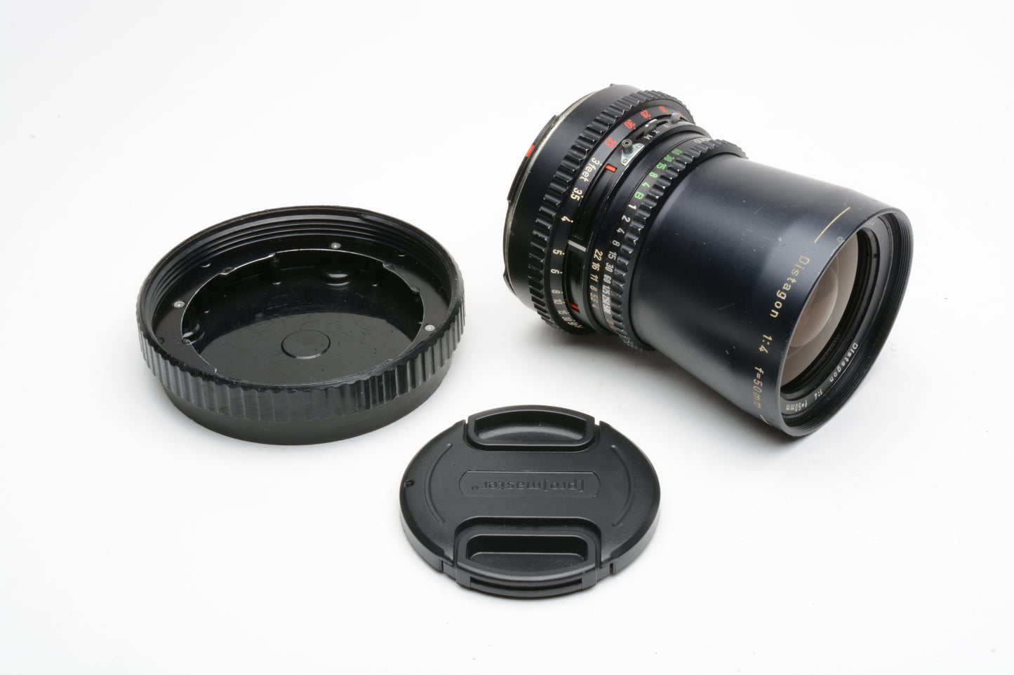 Hasselblad Distagon 50mm F4 T* Black lens, sharp, *Read details