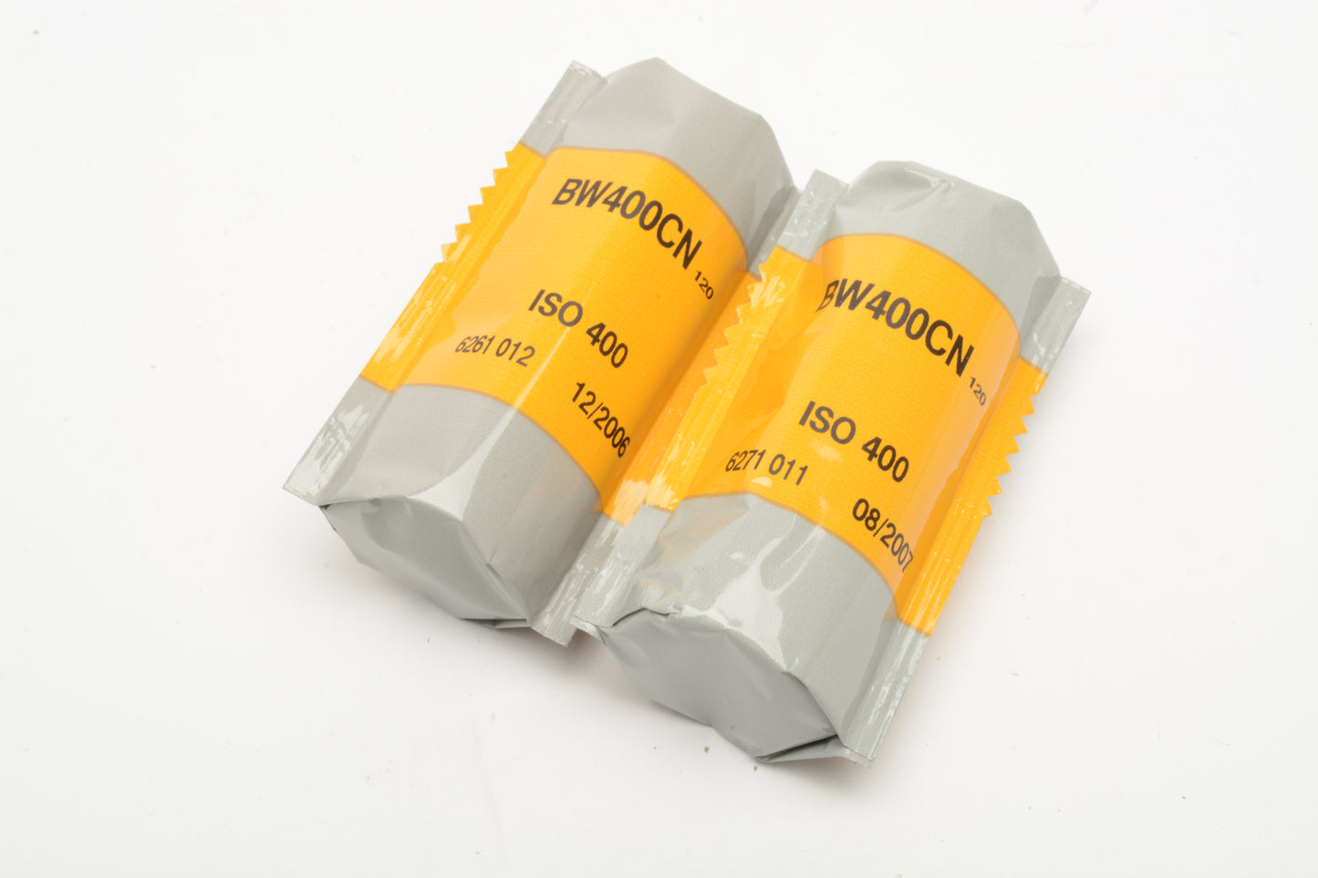 2X rolls Kodak BW400CN 120 B&W Film - Expired, Cold Stored