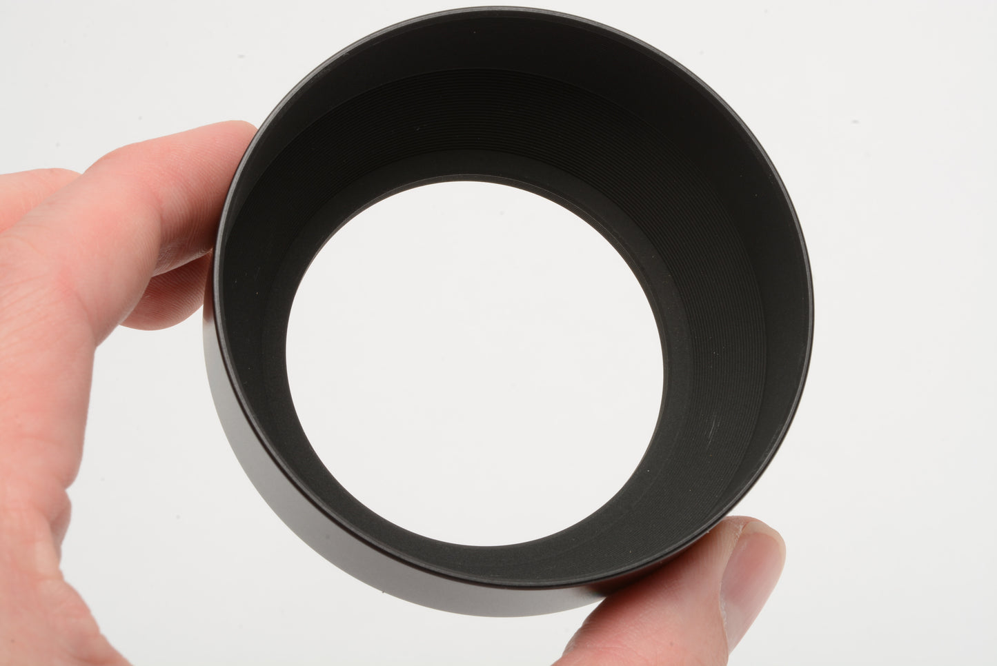 Nikon HN21 metal lens hood, very clean, genuine Nikon RecycledPhoto