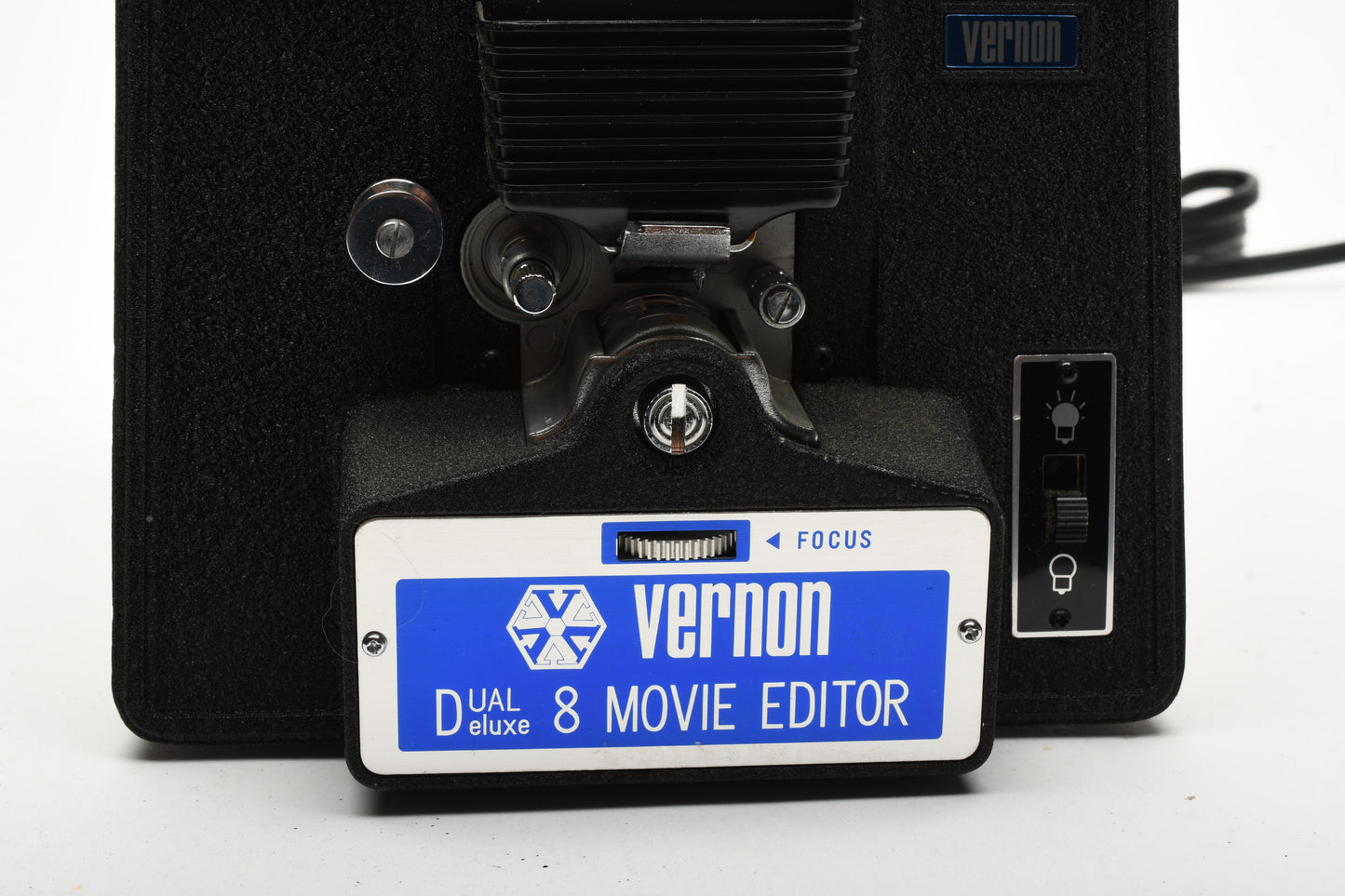 Vernon Dual 8 Deluxe Movie Film Editor, clean, tested, 5.5" Screen (Reg. 8 and S8)