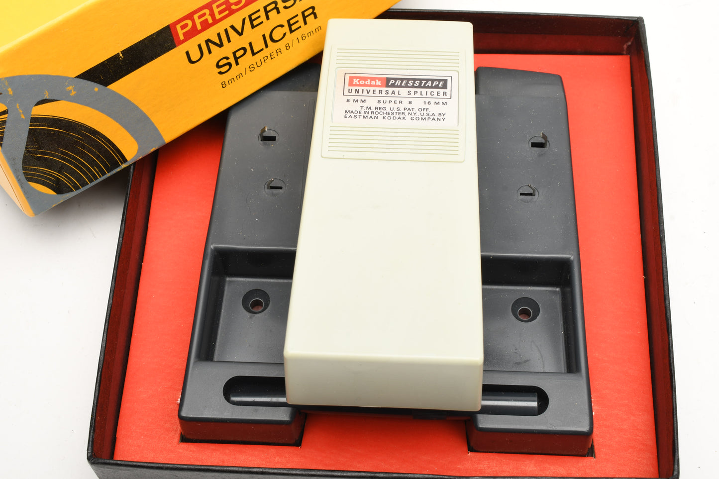 Kodak Presstape Universal movie film splicer, Boxed, clean