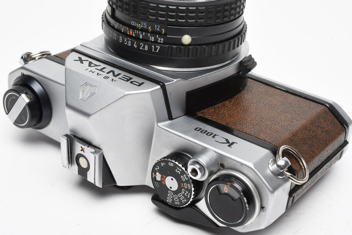 Pentax K1000 SE 35mm SLR brownw/50mm f1.7, Split Image, inst., Sky, new seals