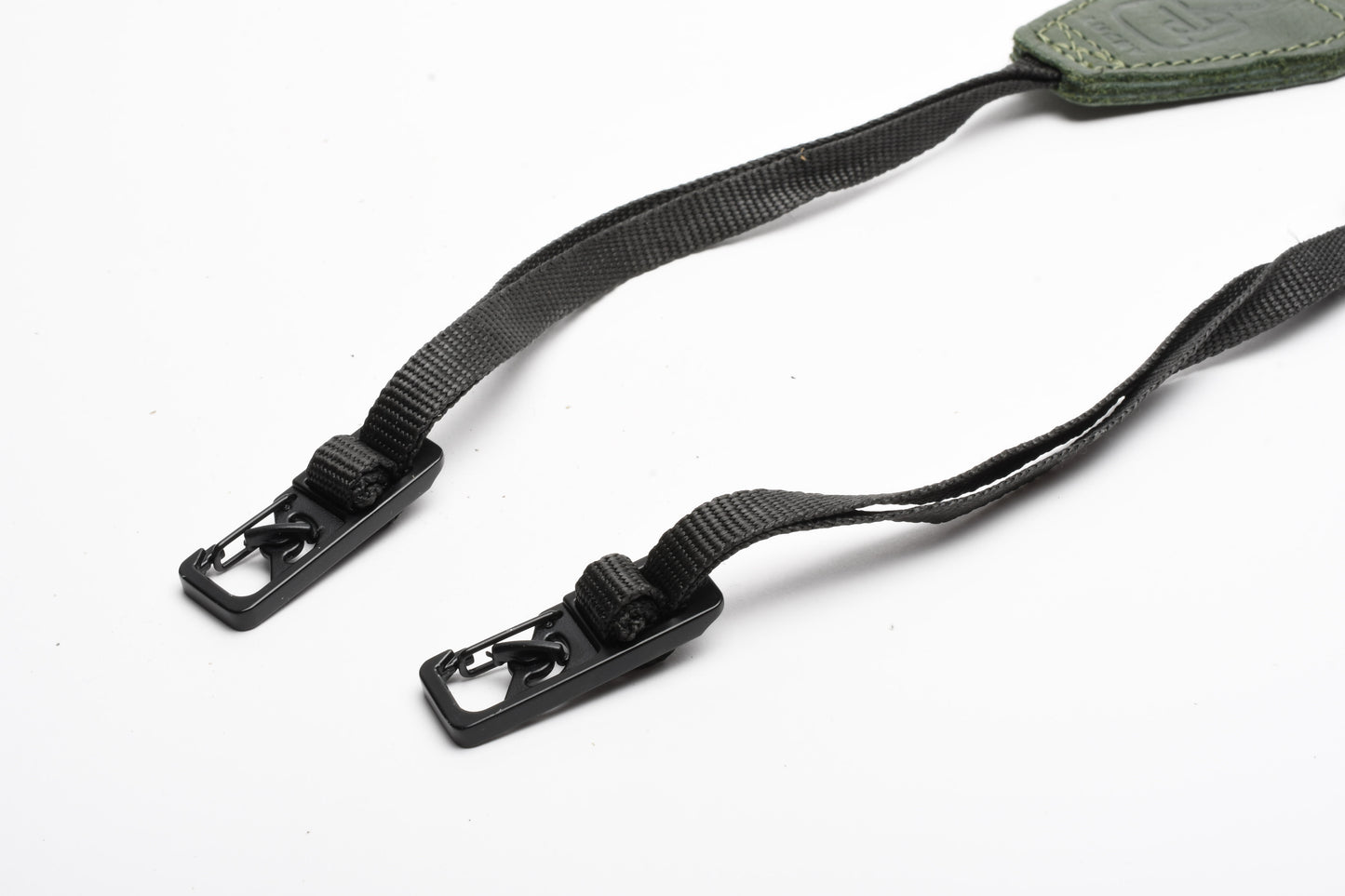 Lucky 2" leather quality camera strap (Olive green), Nice!