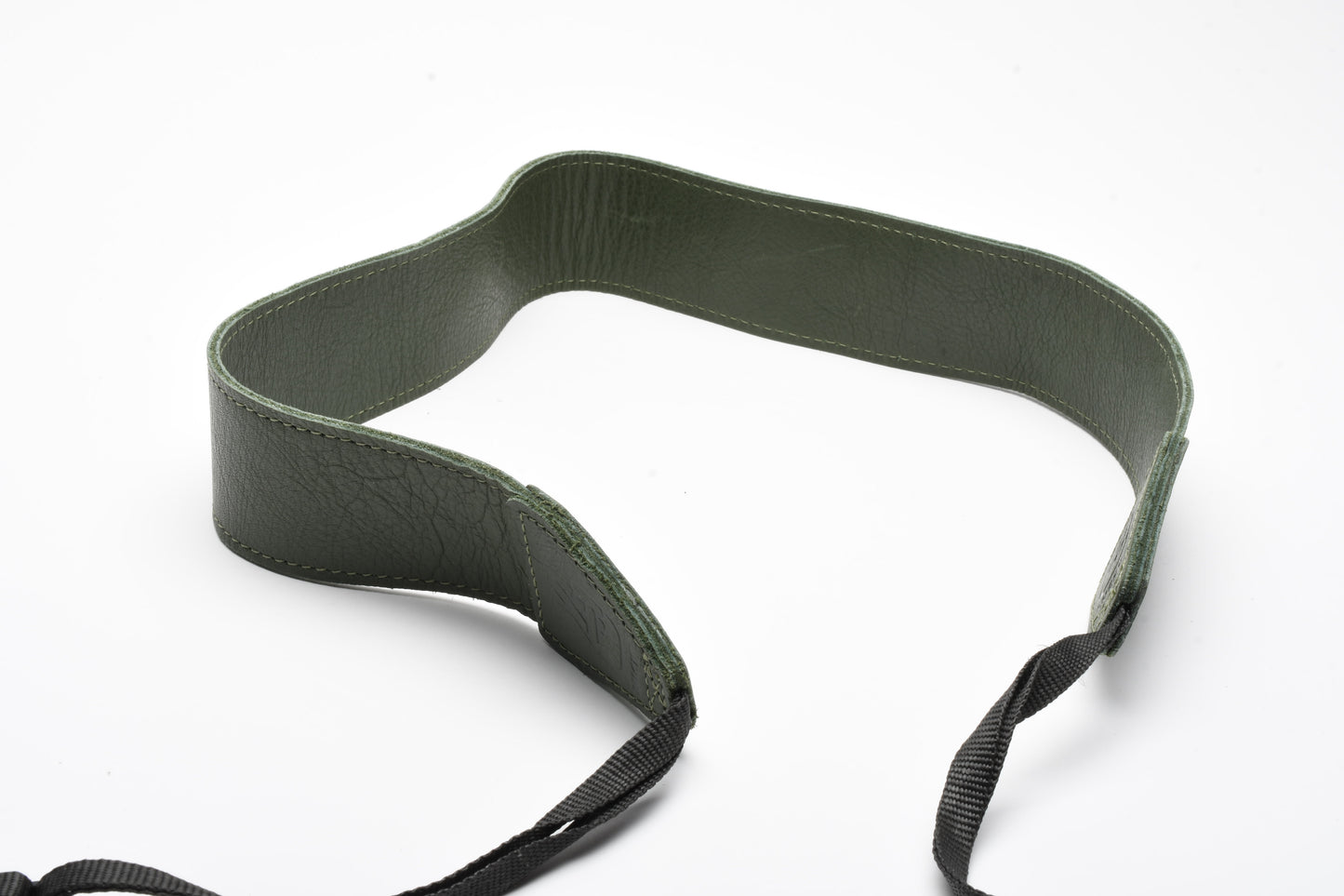 Lucky 2" leather quality camera strap (Olive green), Nice!