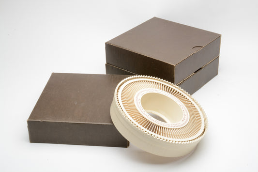 3X Genuine Sawyers Rotary Carousel 100 trays (white) in cardboard sleeves