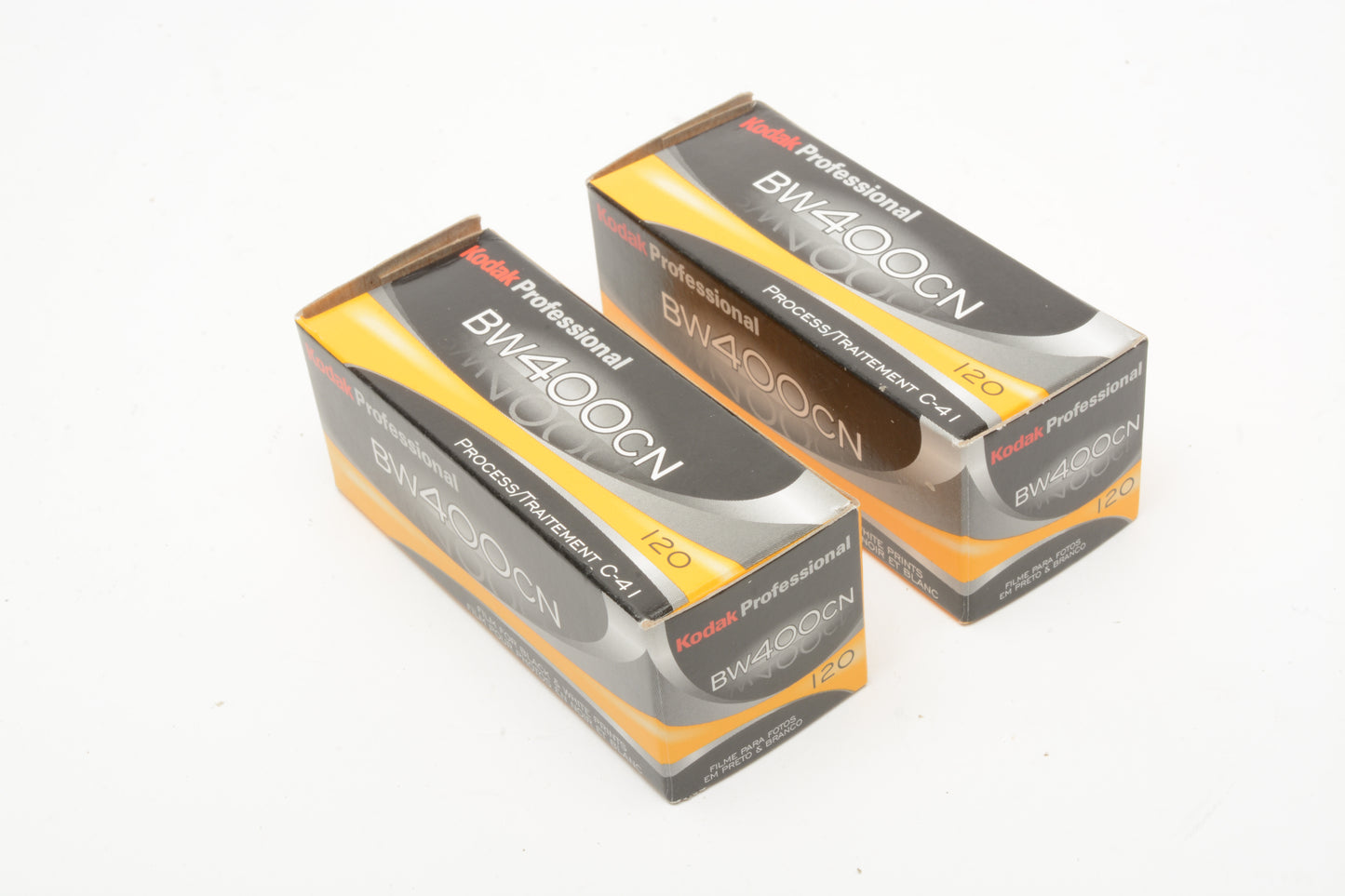 2X rolls Kodak BW400CN 120 B&W Film - Expired, Cold Stored