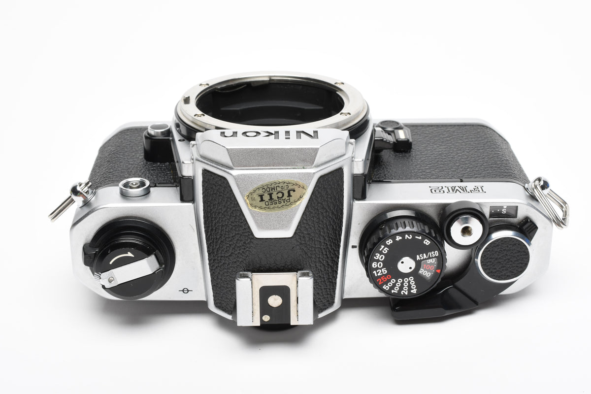 Nikon FM2 chrome 35mm SLR body, New seals, Accurate, Great!
