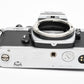 Nikon FM2 chrome 35mm SLR body, New seals, Accurate, Great!