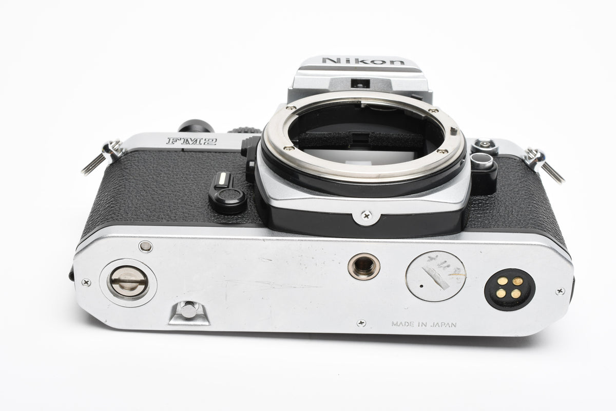 Nikon FM2 chrome 35mm SLR body, New seals, Accurate, Great!