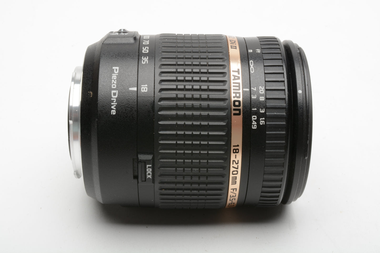 Tamron 18-270mm F3.5-6.3 Di II PZD Lens for Sony A Mount, Caps+UV, B008, Clean