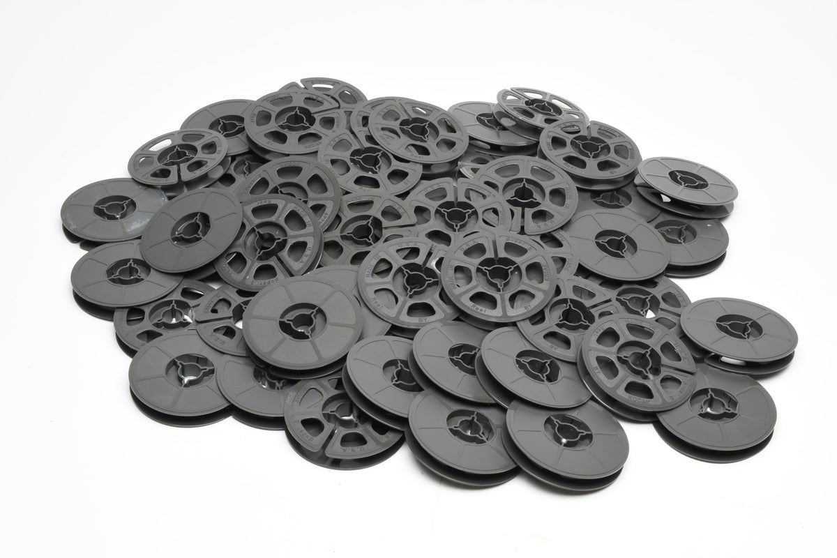 59X Super 8 50' Plastic movie film reel only (Dark Gray)