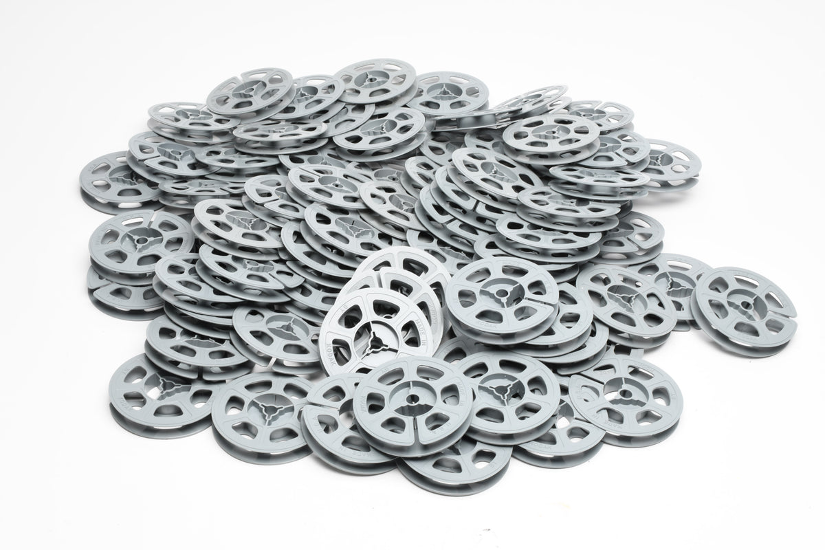 20X Super 8 50' Plastic movie film reel only (Gray)