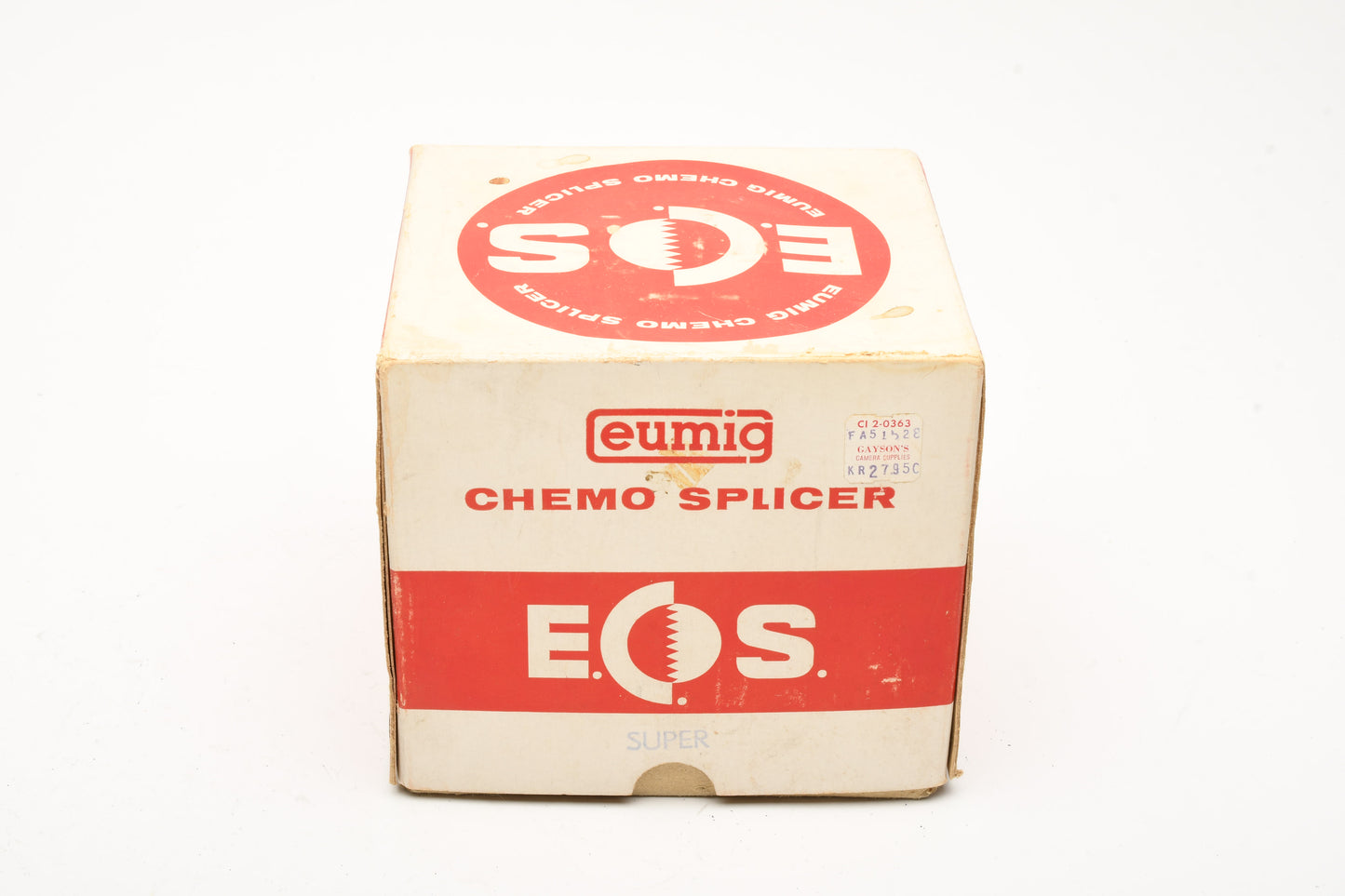 Eumig ECOS Chemo Splicer for S8 Movie film, Includes liquid glue