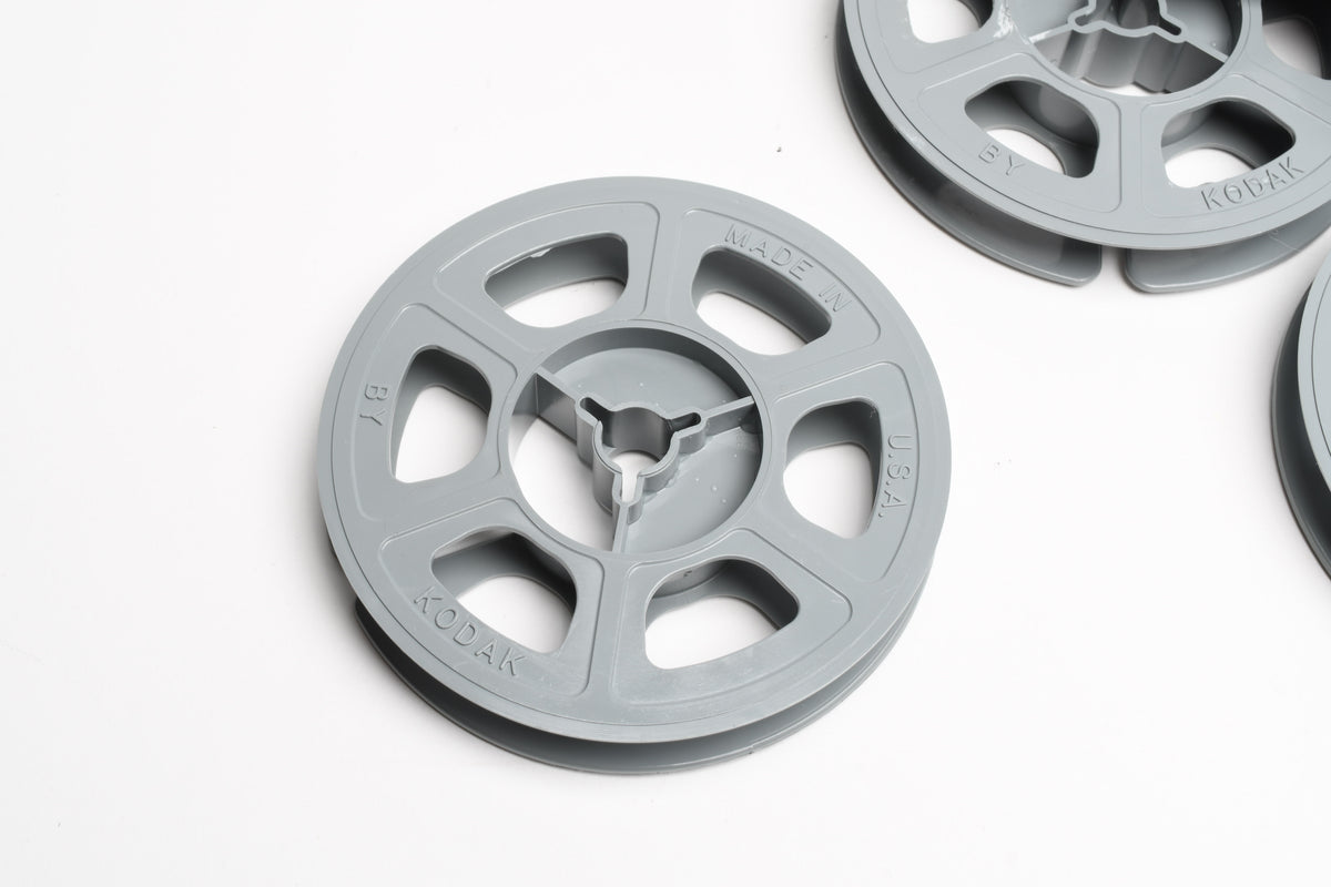 20X Super 8 50' Plastic movie film reel only (Gray)
