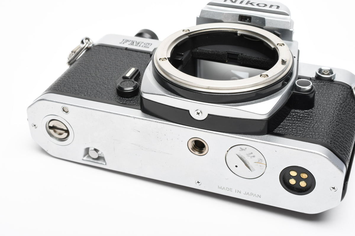 Nikon FM2 chrome 35mm SLR body, New seals, Accurate, Great!