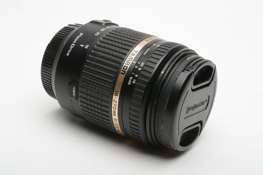 Tamron 18-270mm F3.5-6.3 Di II PZD Lens for Sony A Mount, Caps+UV, B008, Clean