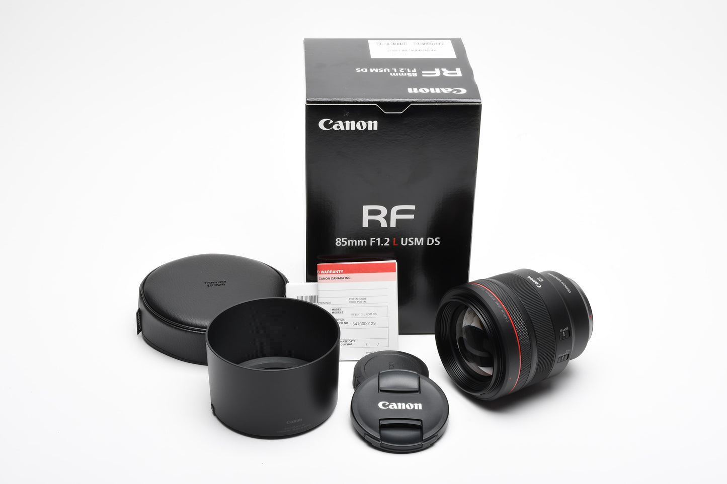 Canon RF 85mm f1.2 L USM DS Lens #3450C002 NEW IN BOX, USA