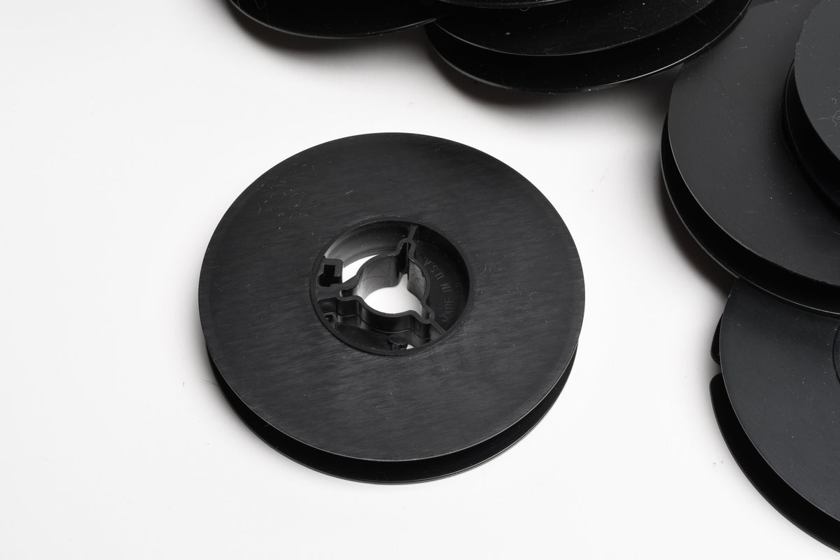 23X Super 8 50' Plastic movie film reel only (Black)