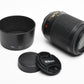 Nikon AF-S Nikkor 55-200mm F4-5.6G ED DX VR zoom lens, Caps+Hood