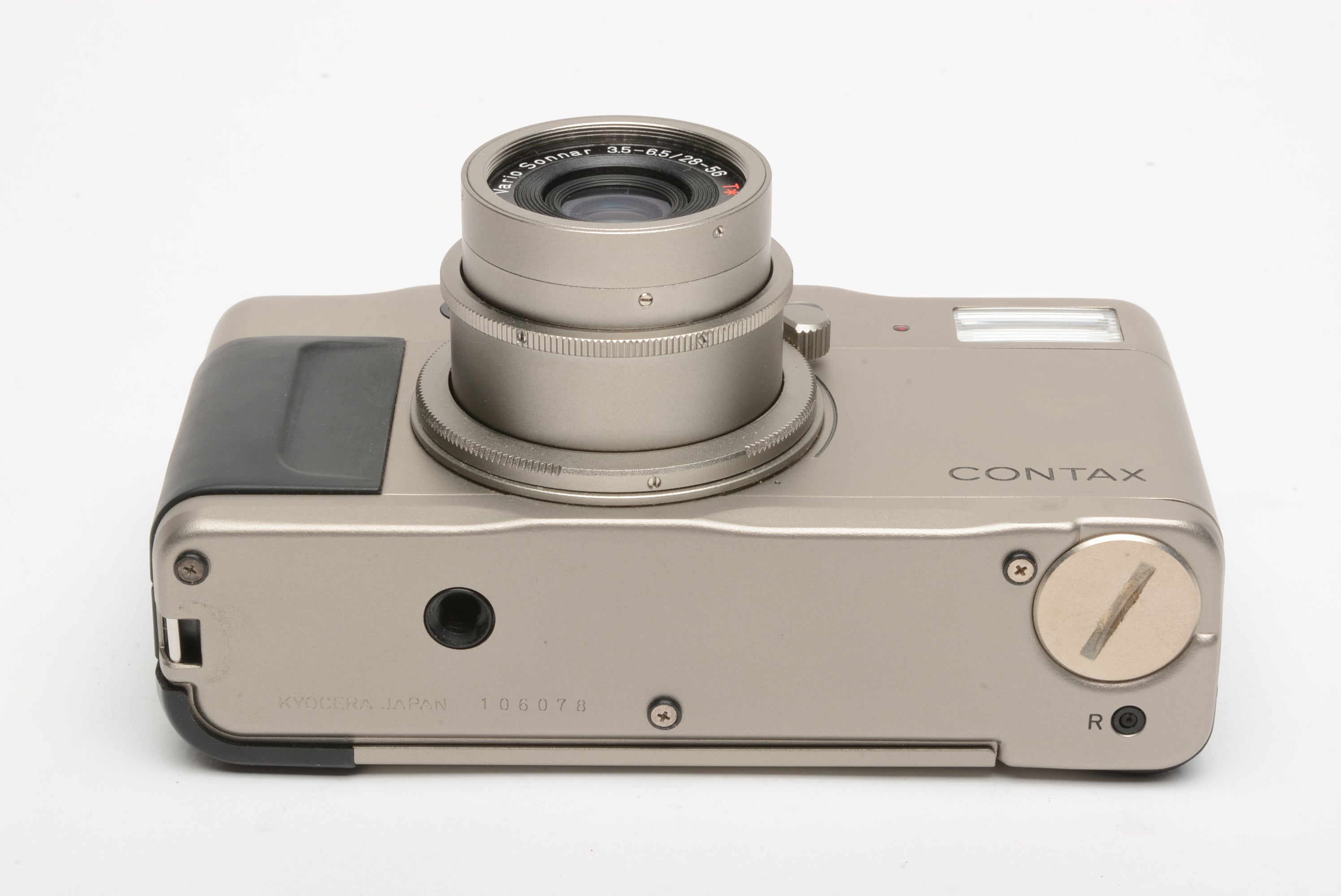 Contax TVS 35mm Point&Shoot camera, cap, strap, manual, box, Nice