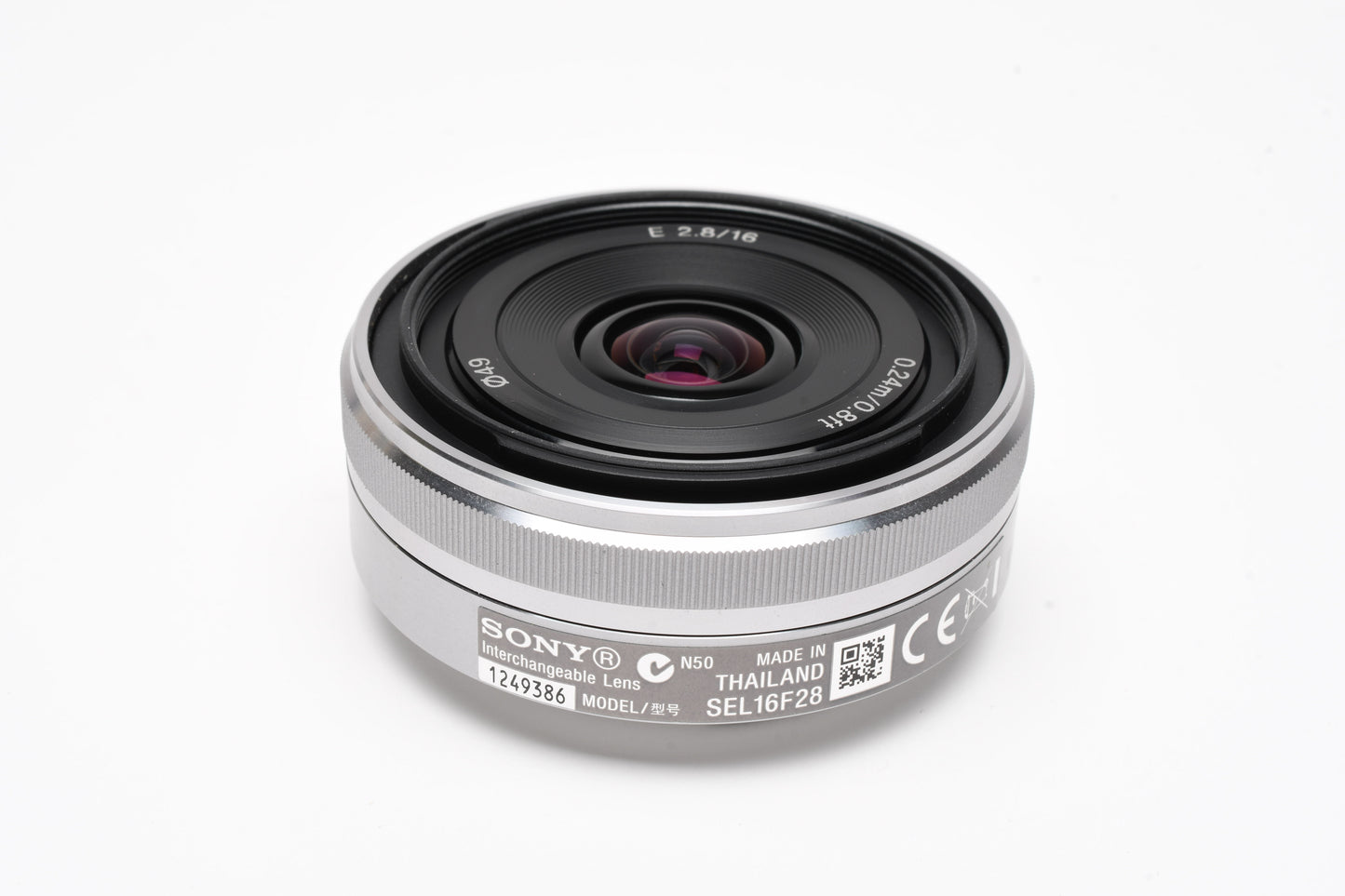 Sony 16mm f2.8 SEL16F28 wide angle E-mount lens, caps, boxed, Mint