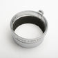 Leica Ernst Leitz Wetzlar lens hood shade for Elmar 5cm lens (Chrome)