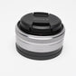 Sony 16mm f2.8 SEL16F28 wide angle E-mount lens, caps, boxed, Mint