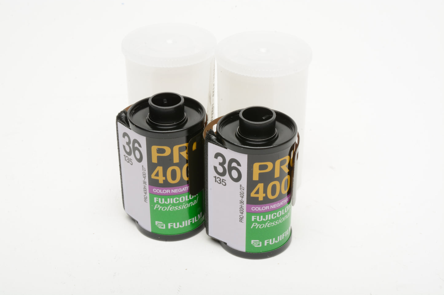 2X rolls Fujicolor PRO 400H 400ASA 135-36 35mm C41 film - Expired, Cold Stored