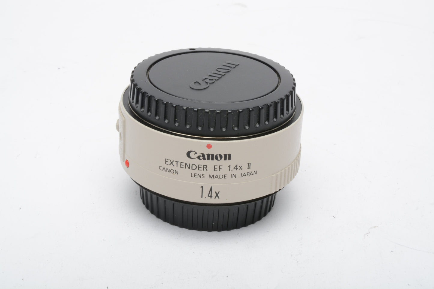 Canon EF 1.4X II extender teleconverter w/caps, pouch box, gently used, Mint-