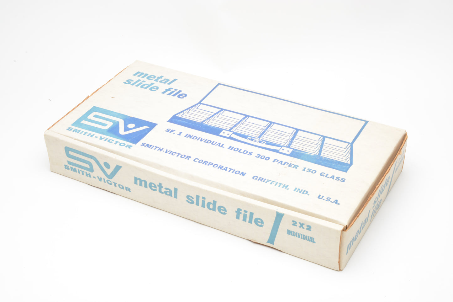 Smith Victor SF-1 metal slide file storage box - NEW 150X individual slides