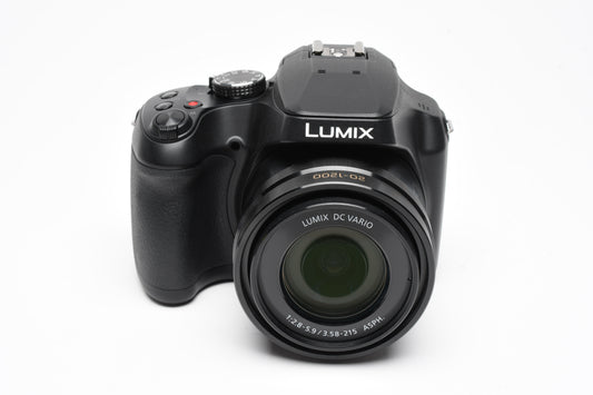 Panasonic Lumix DC-FZ80D 18.1MP Digital Point&Shoot 4K, 2Batts, Mint-