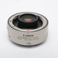 Canon EF 1.4X II extender teleconverter w/caps, pouch box, gently used, Mint-