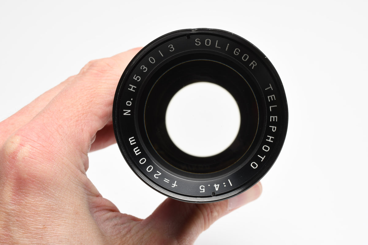 Soligor 200mm f4.5 Telephoto Lens w/ Hard Case