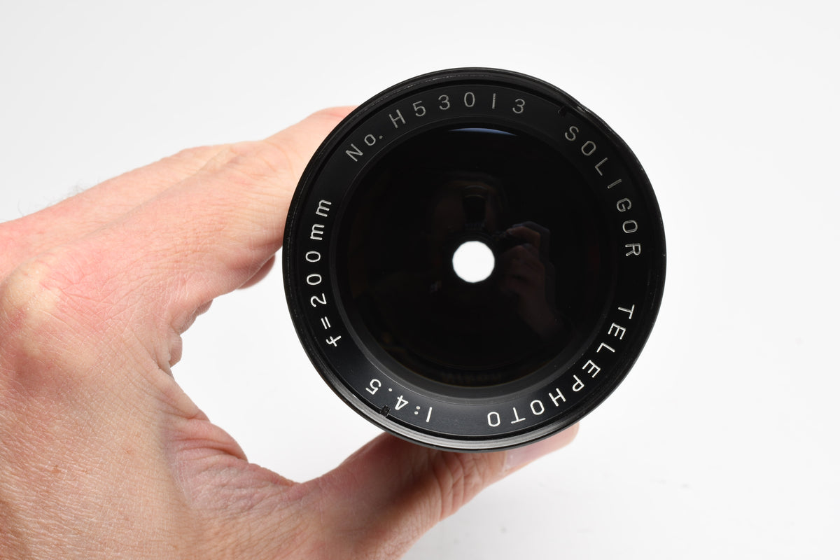Soligor 200mm f4.5 Telephoto Lens w/ Hard Case