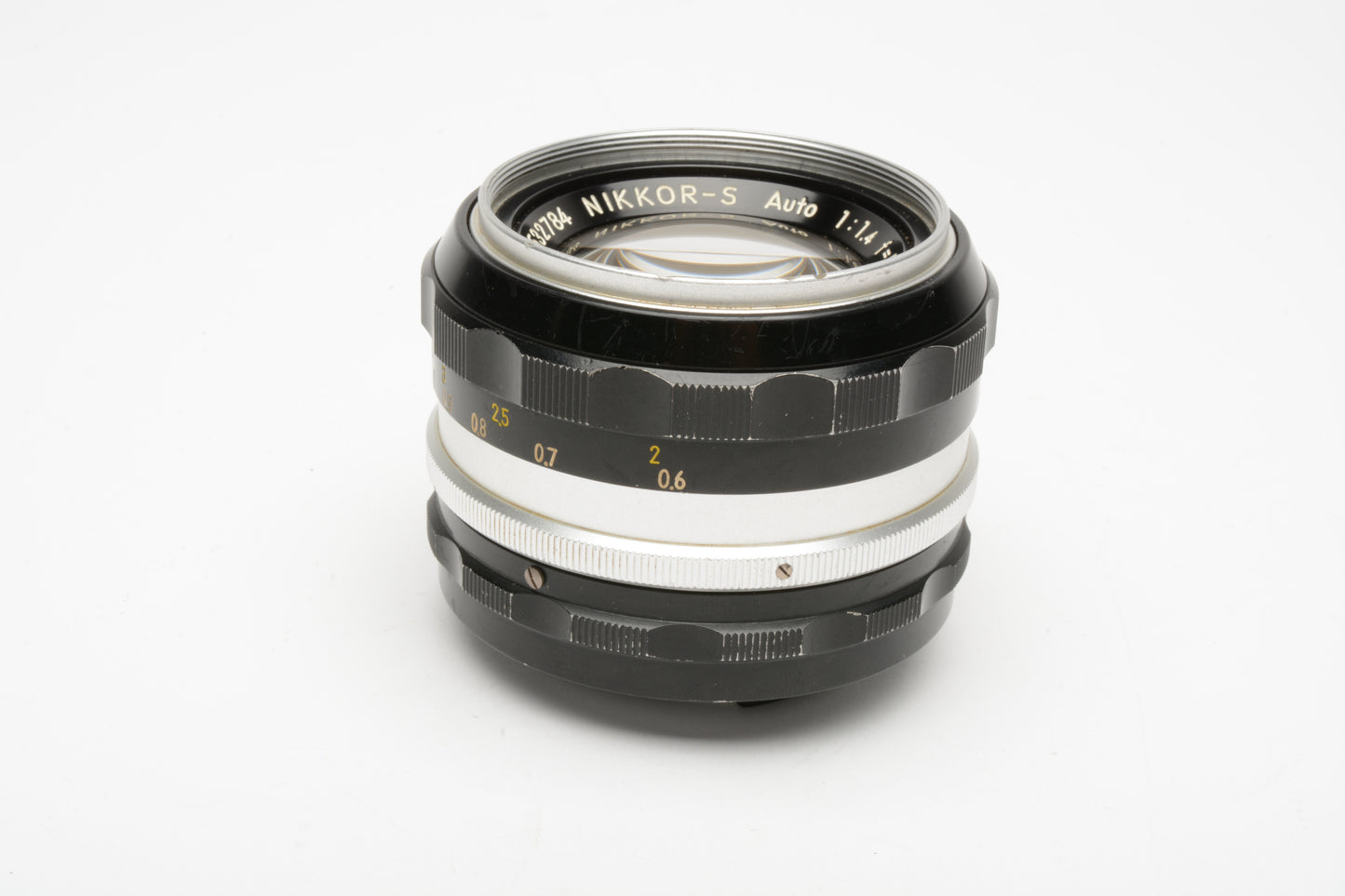 Nikon Nikkor 50mm f1.4 (Non-AI) Prime lens, caps, Case, Good!