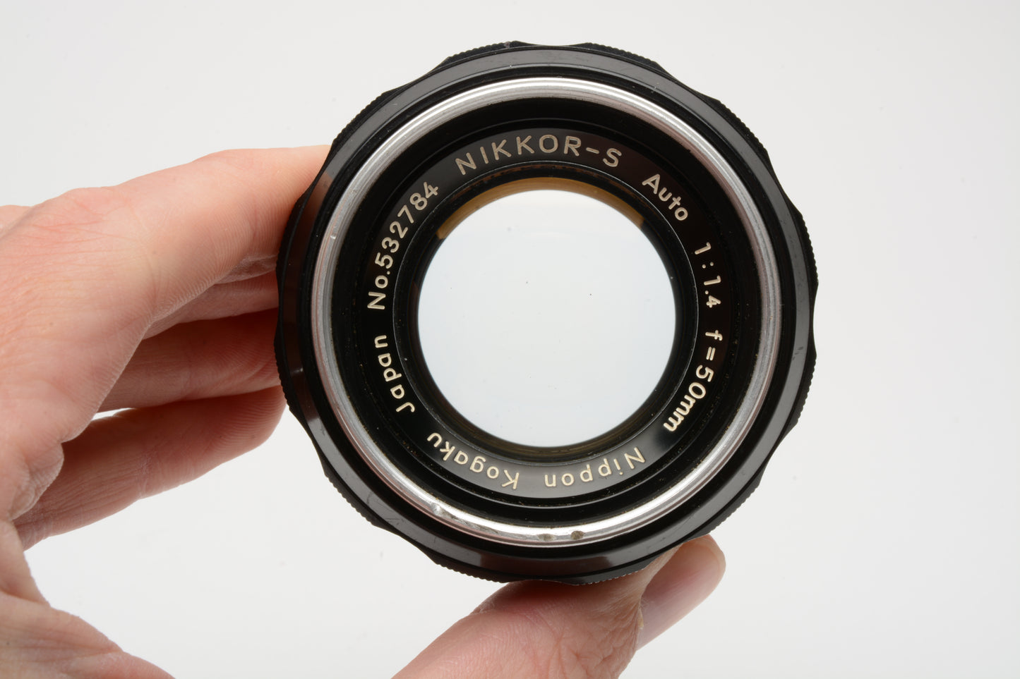 Nikon Nikkor 50mm f1.4 (Non-AI) Prime lens, caps, Case, Good!
