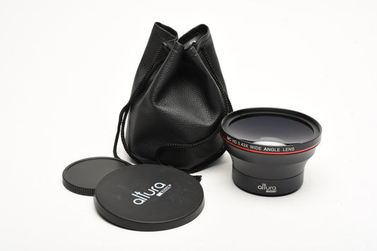 Altura Super Macro Lens w/ MC HD .43X Wide Angle Attachment 58mm