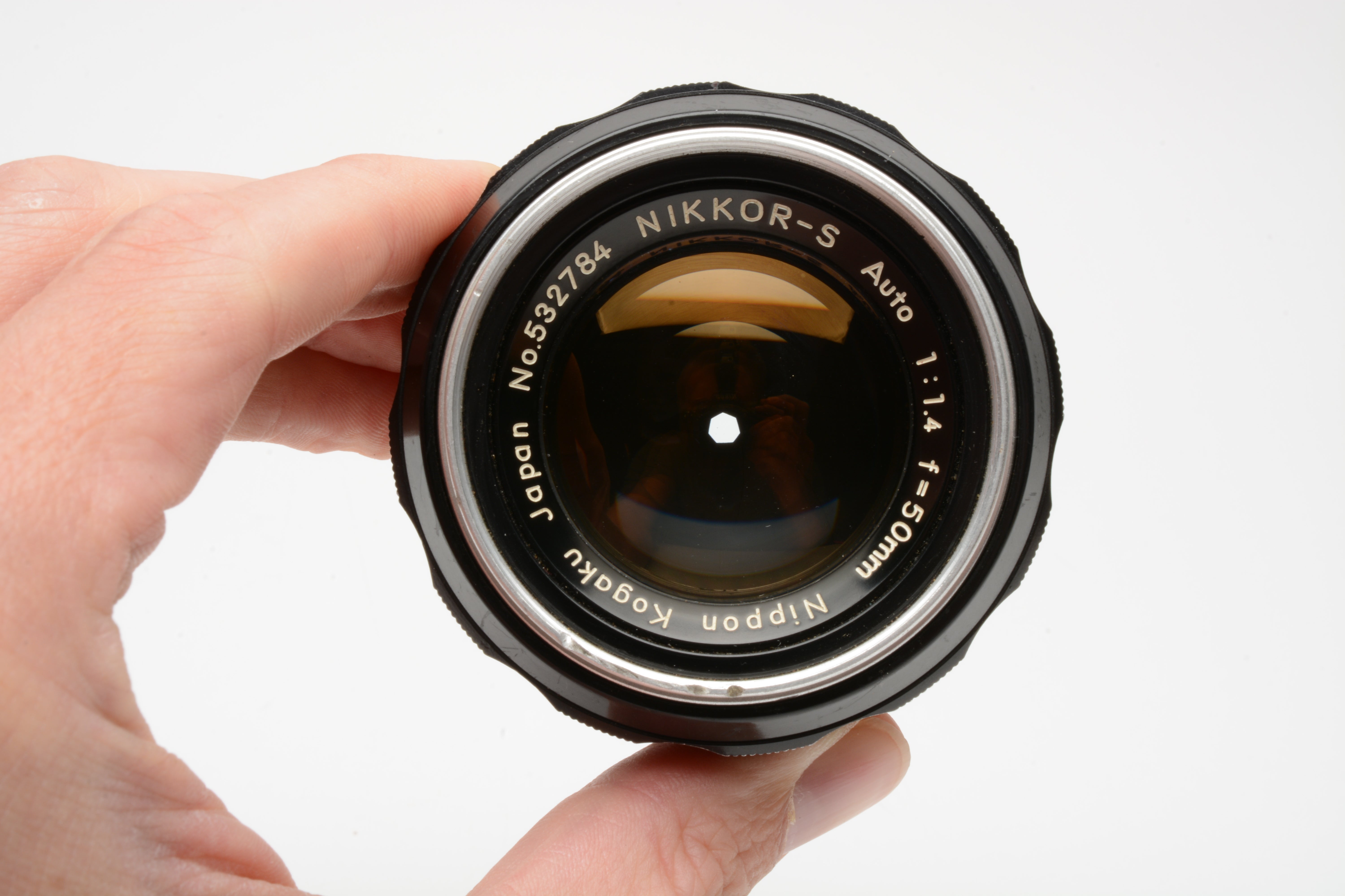 Nikon Nikkor 50mm f1.4 (Non-AI) Prime lens, caps, Case, Good