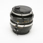 Nikon Nikkor 50mm f1.4 (Non-AI) Prime lens, caps, Case, Good!