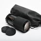 Tokina RMC 70-210mm f4 tele zoom lens for Minolta MD, Pouch, caps, Great
