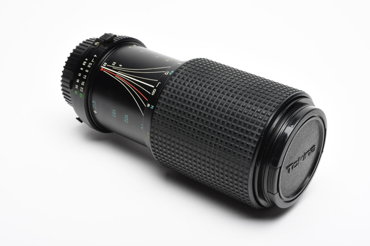 Tokina RMC 70-210mm f4 tele zoom lens for Minolta MD, Pouch, caps, Great