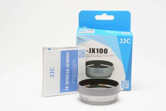 JJC LH-JX100 silver Lens Hood Adapter for Fujifilm X100V X100S X100T X100F