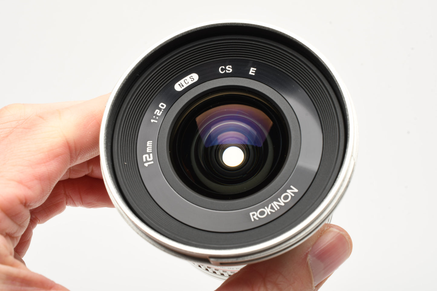 Rokinon 12mm f2 NCS CS Lens for Sony E-Mount Silver, w/Hood