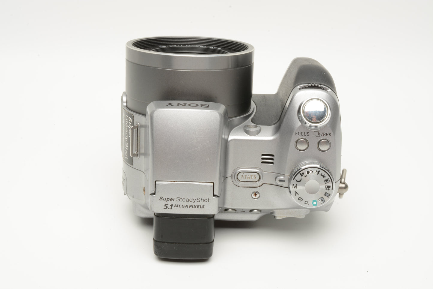 Sony DSC-H1 5.1MP Digital Point&Shoot camera, stick, cap, tested