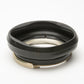 Rollei Bay 3 Rubber bayonet lens hood, nice & clean, for TLR cameras