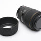 Sigma EX 105mm f2.8D DG Macro lens for Maxxum AF, Hood+Caps, Nice!