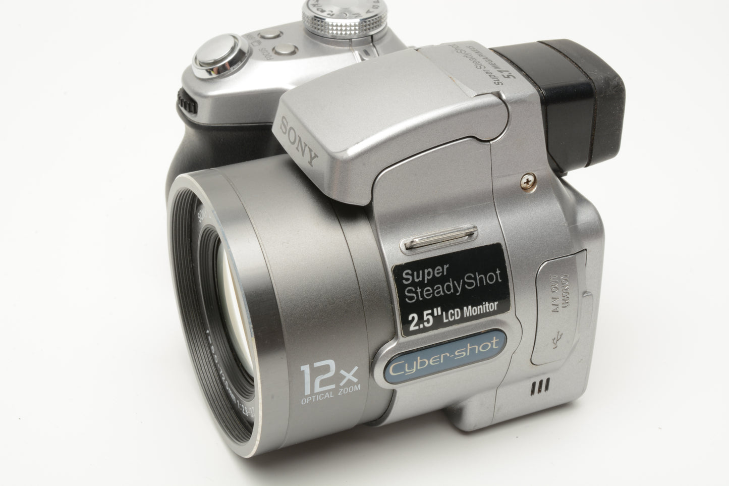 Sony DSC-H1 5.1MP Digital Point&Shoot camera, stick, cap, tested