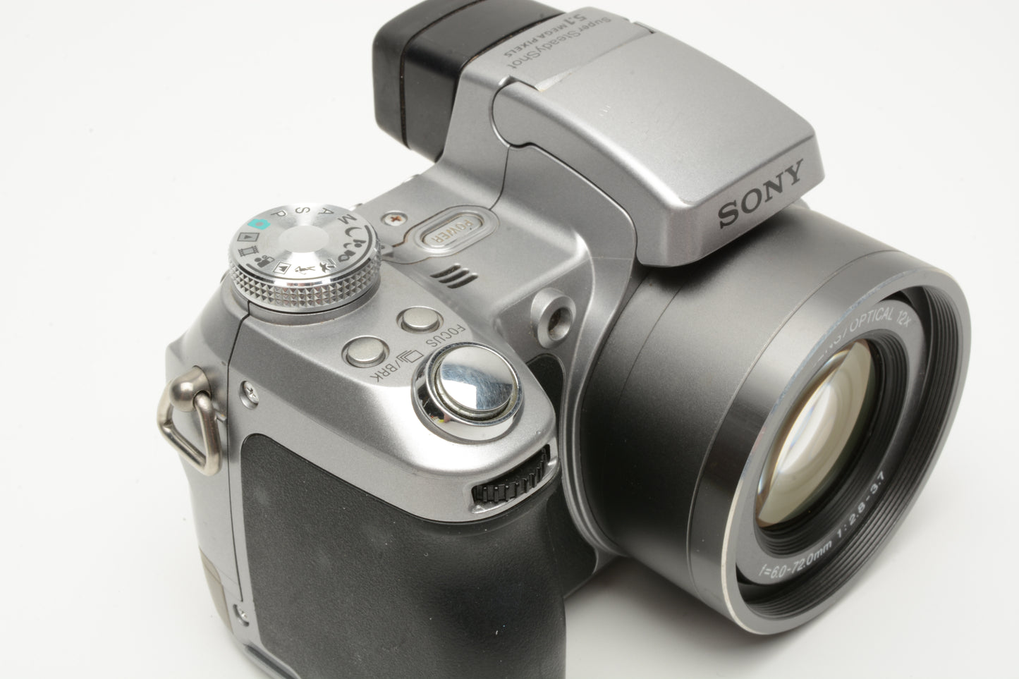 Sony DSC-H1 5.1MP Digital Point&Shoot camera, stick, cap, tested