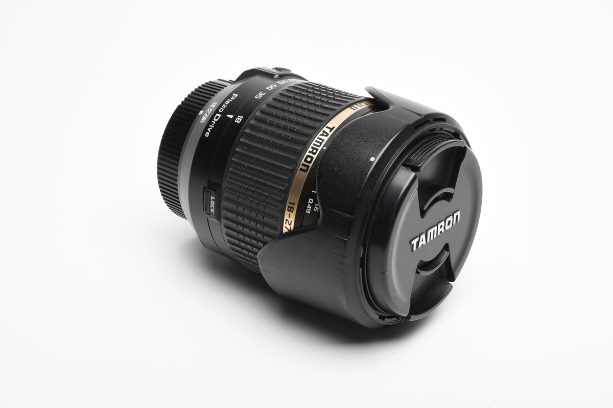 Tamron AF 18-270mm f3.5-6.3 Di II VC Zoom Lens B008 for Nikon w/Hood